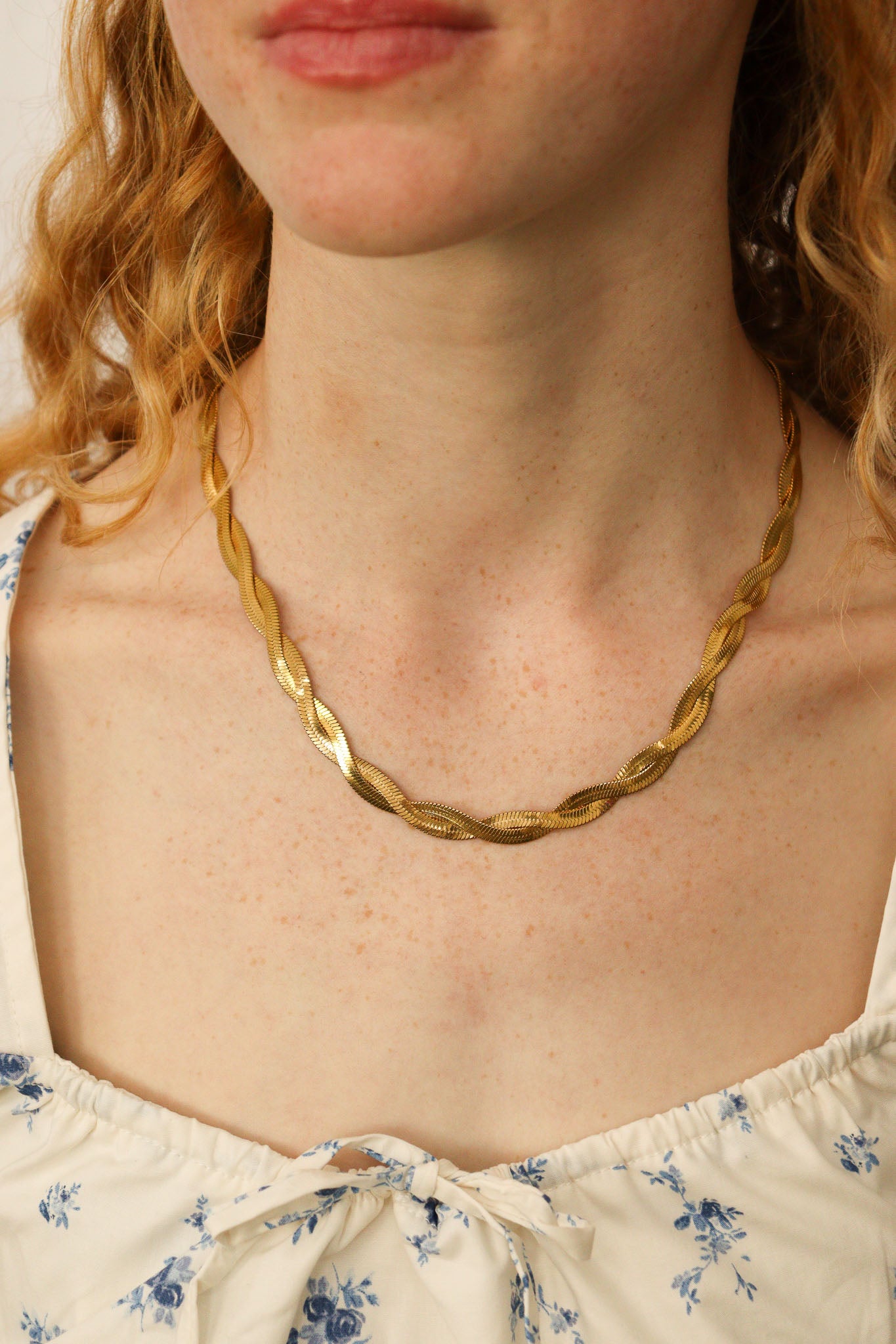 The Cecilia Necklace In Gold