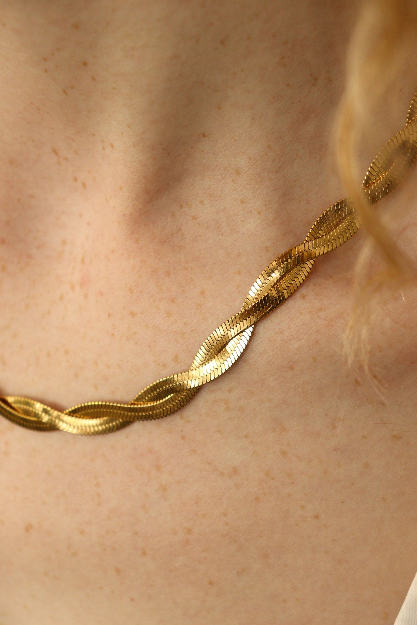 The Cecilia Necklace In Gold
