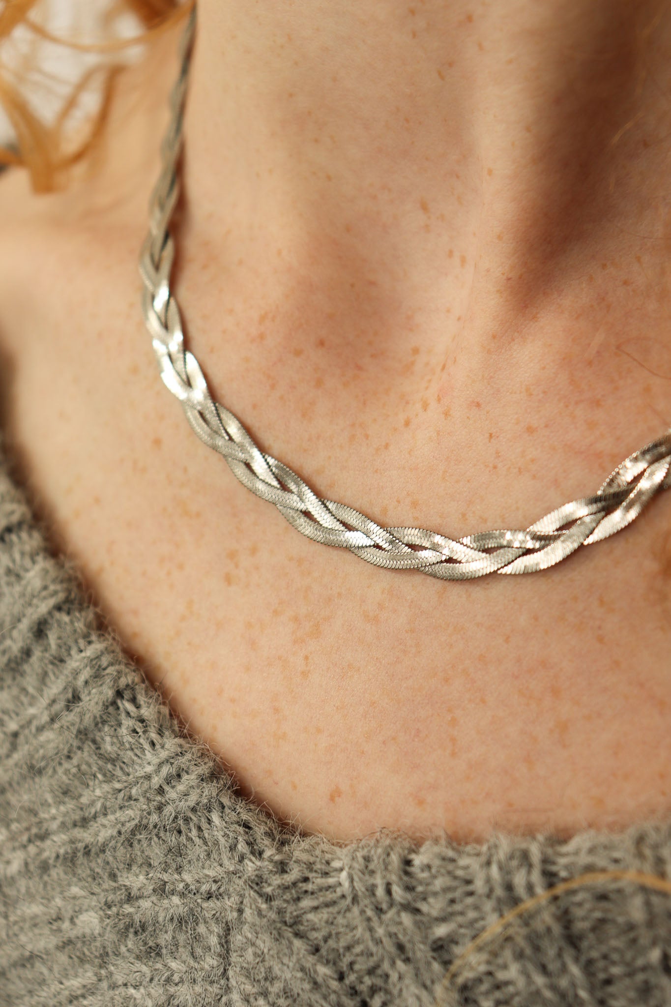 The Cecilia Necklace In Silver