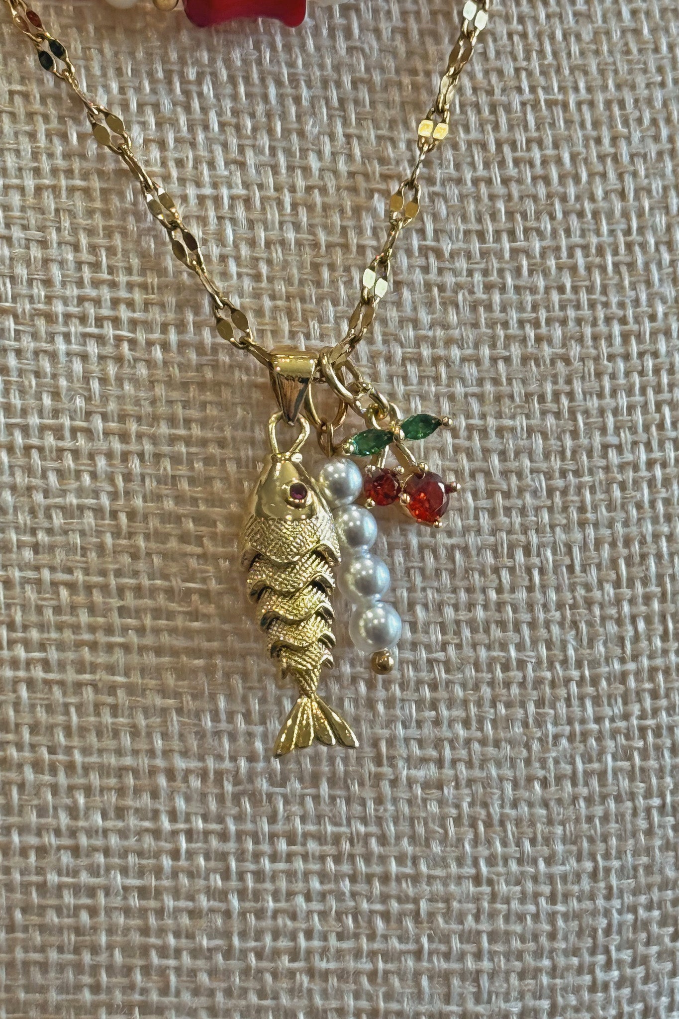 Cherryfish Necklace Stack