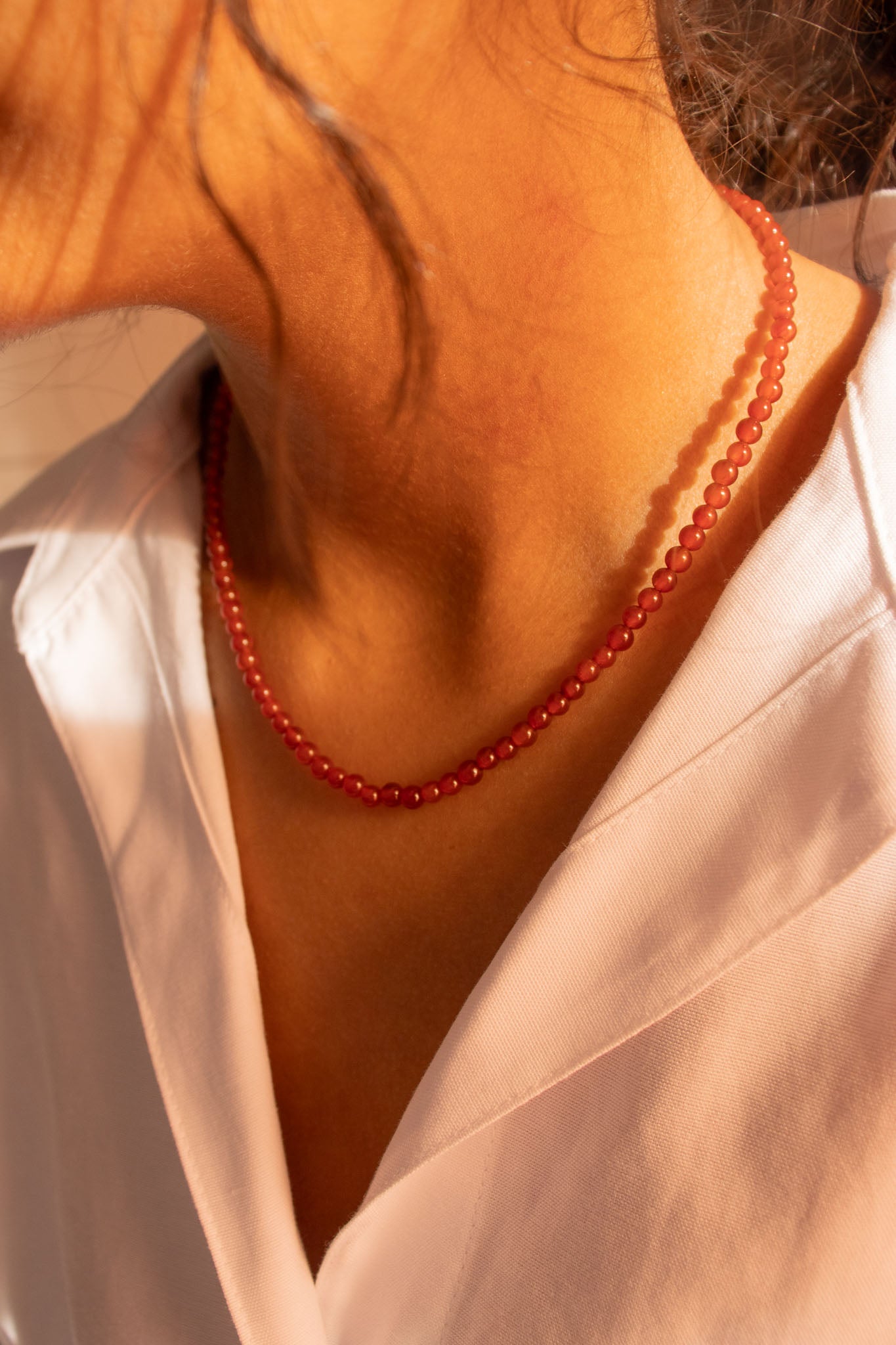 Red Beaded Chain