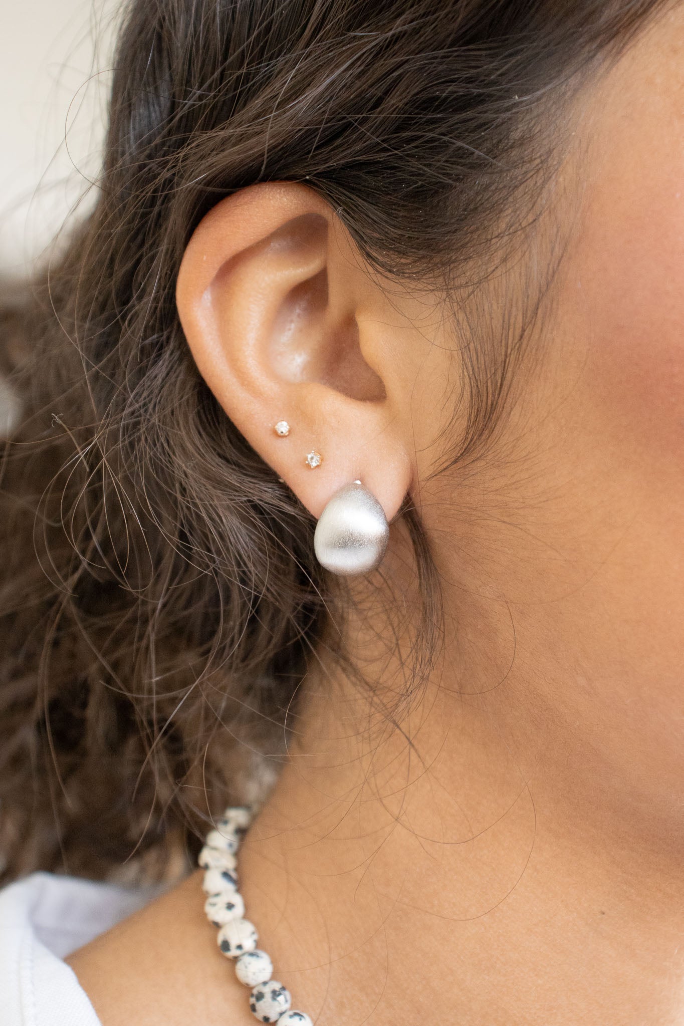 Monroe Silver Earrings