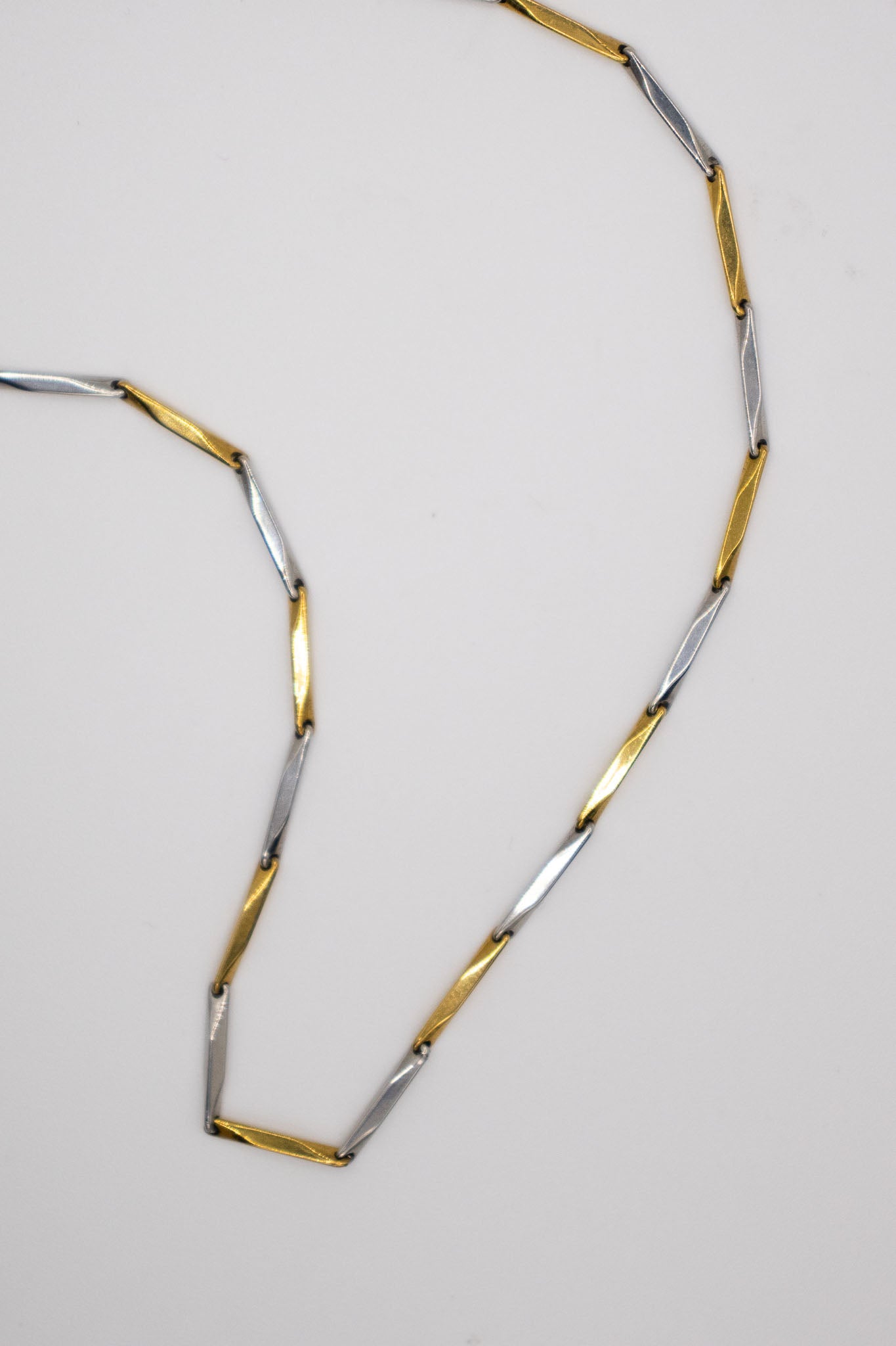 The Celeste Mixed Metal Thin Necklace
