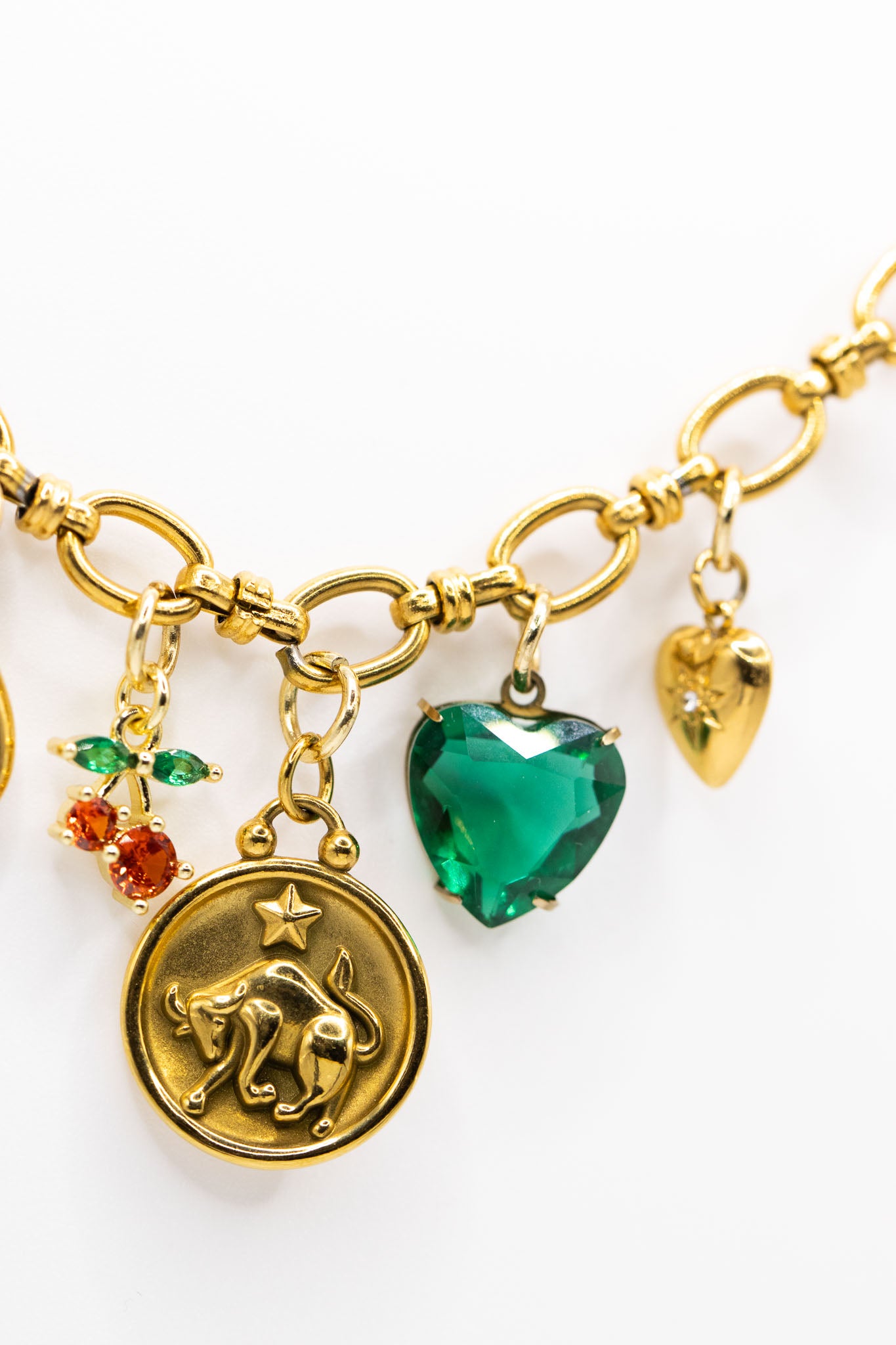Green Heart Charm