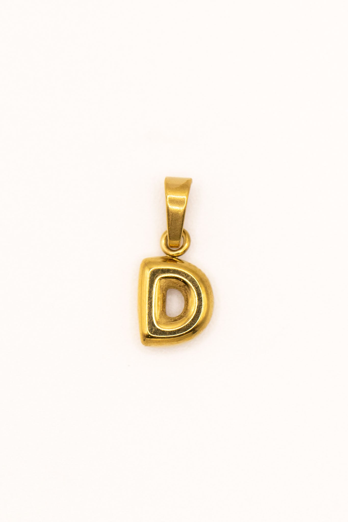 18k Gold Plated Bubble Letter Mini Charms