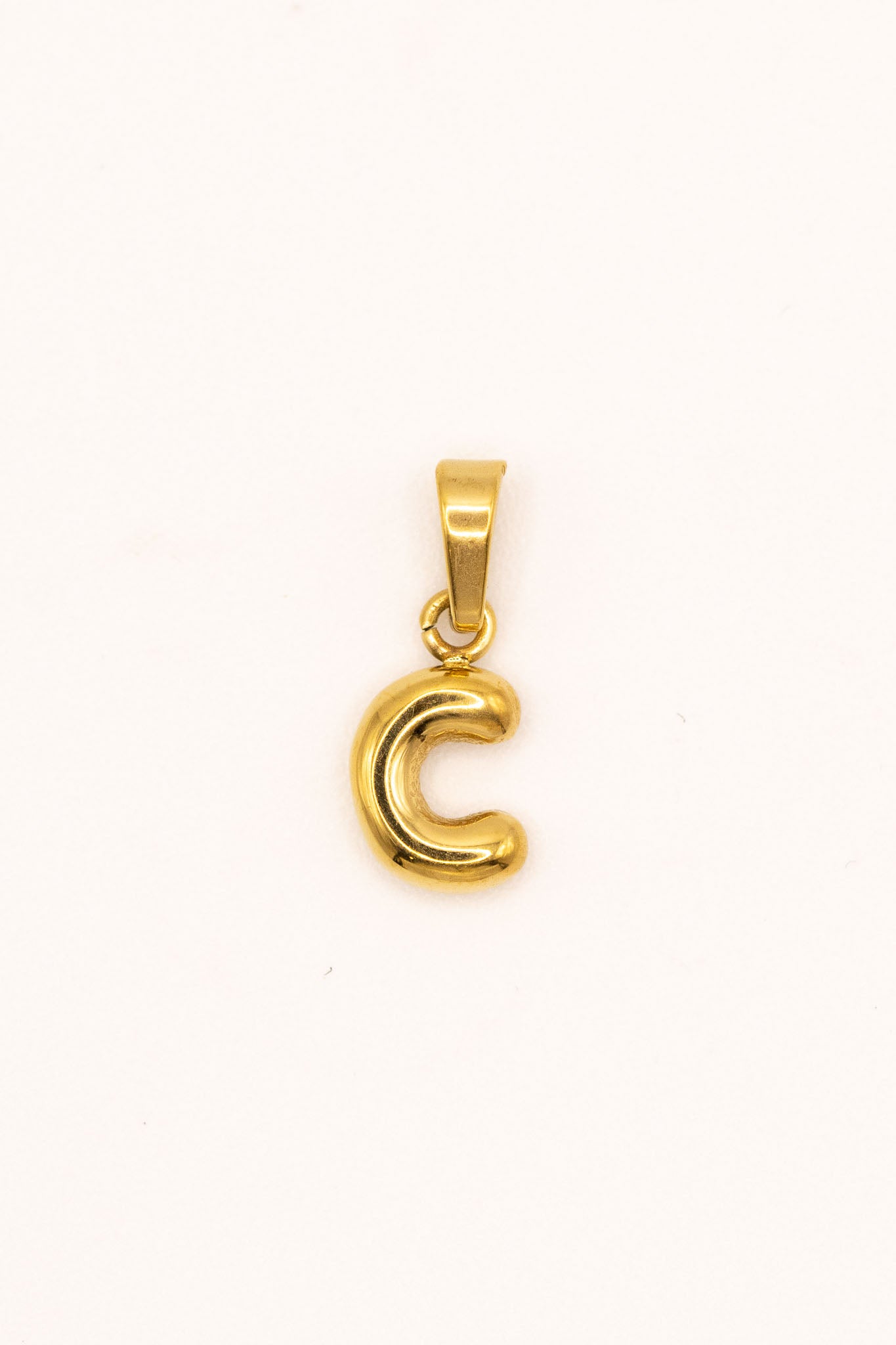 18k Gold Plated Bubble Letter Mini Charms