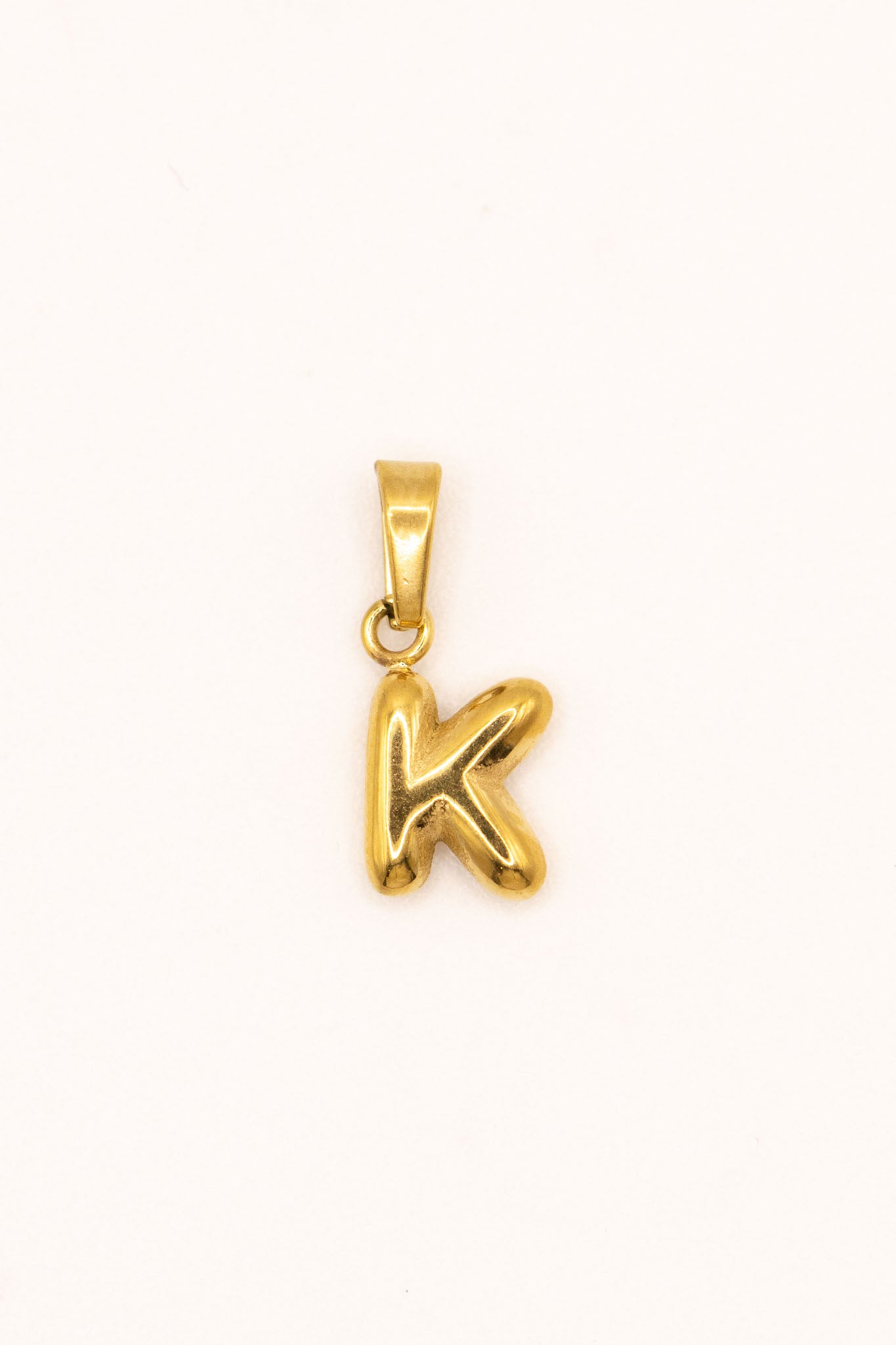 18k Gold Plated Bubble Letter Mini Charms