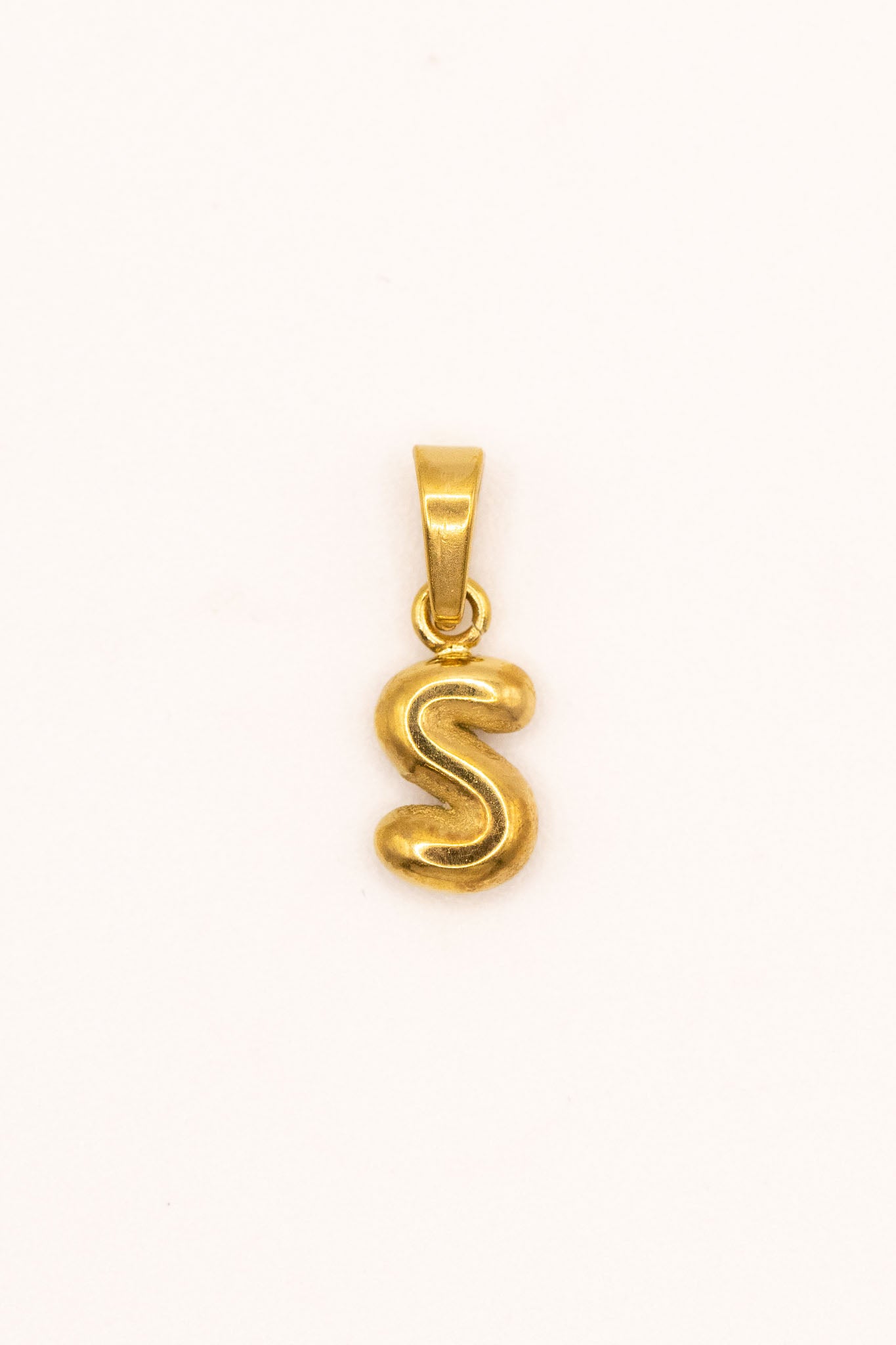 18k Gold Plated Bubble Letter Mini Charms