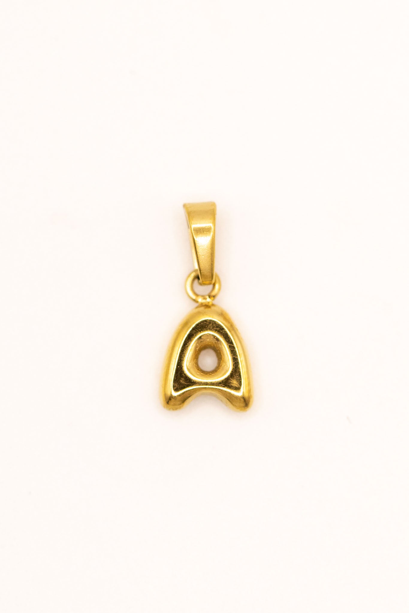 18k Gold Plated Bubble Letter Mini Charms