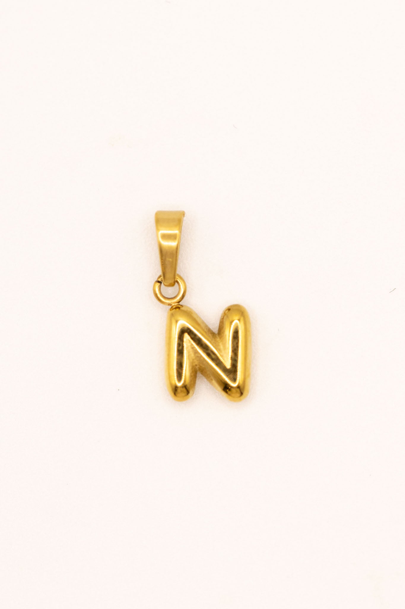 18k Gold Plated Bubble Letter Mini Charms