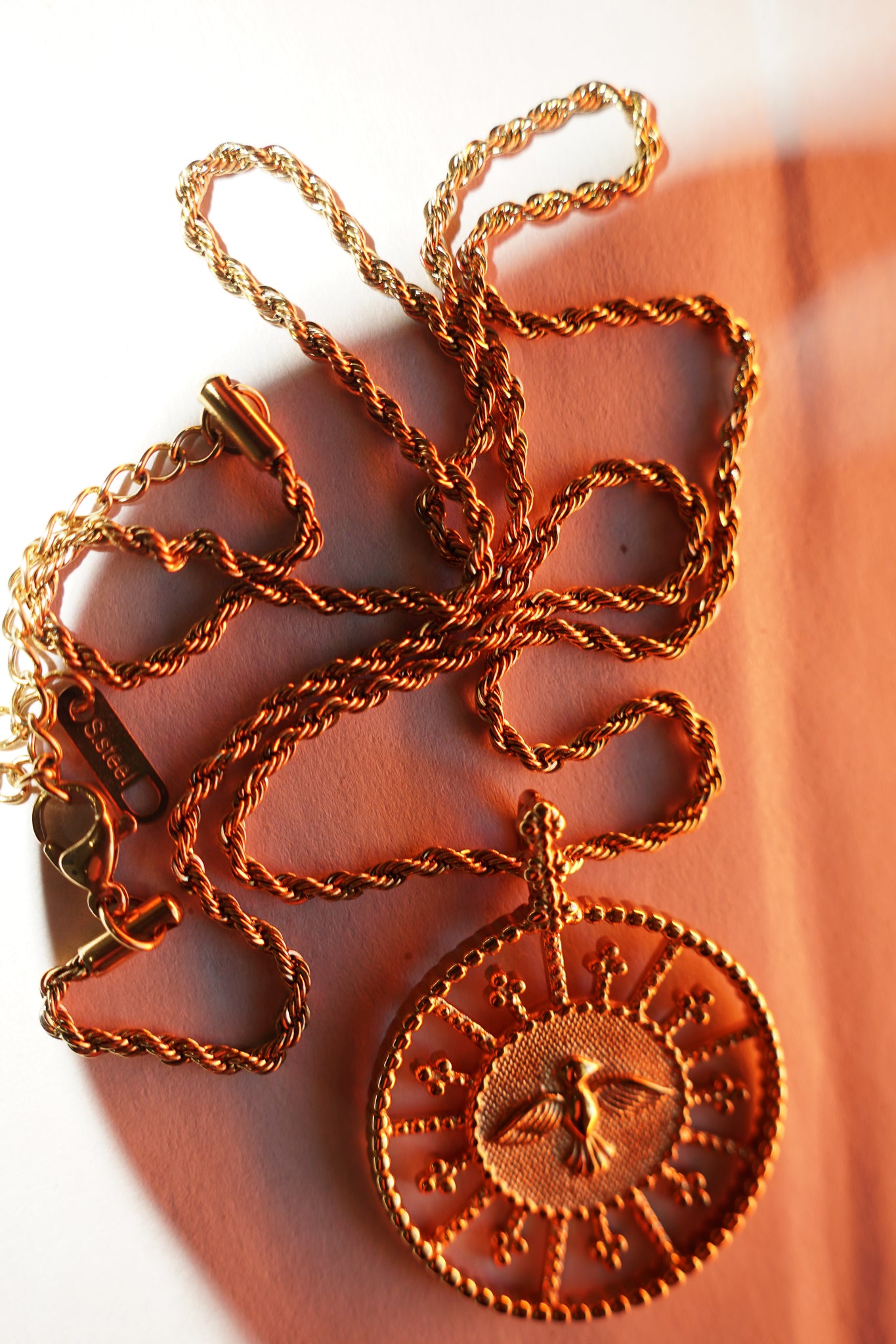 Bird Coin Necklace