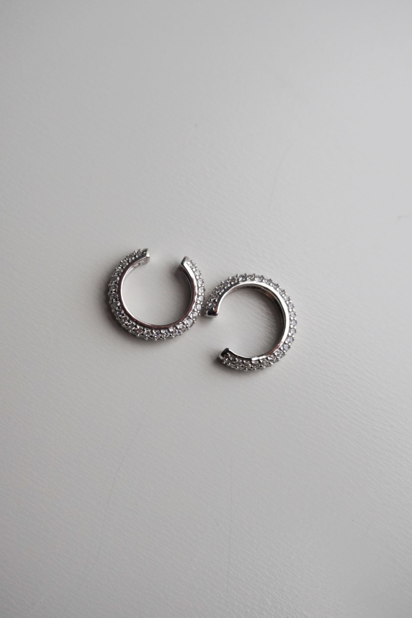The Silver Pavé Cuff