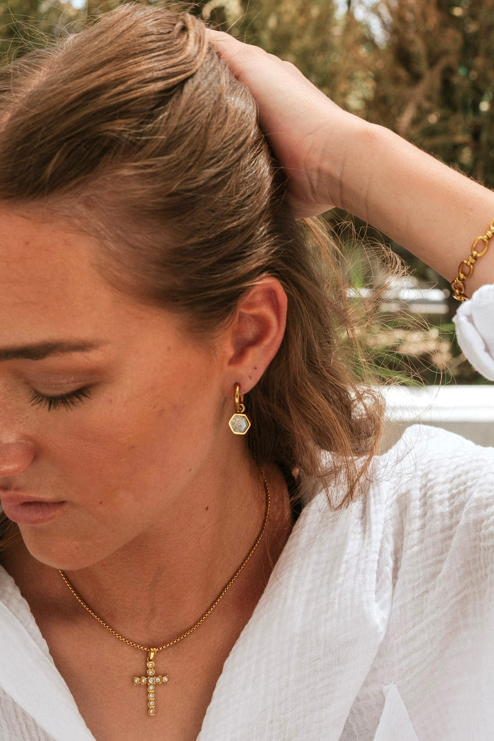 The Halo Charm Earrings