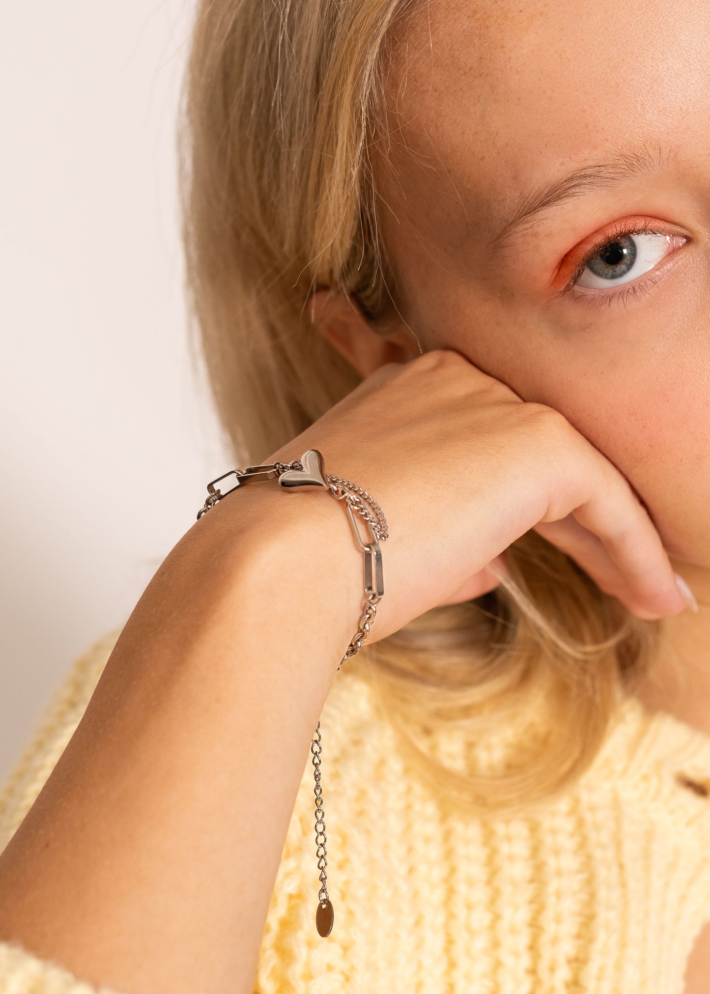 The Heartbreaker Bracelet in Silver