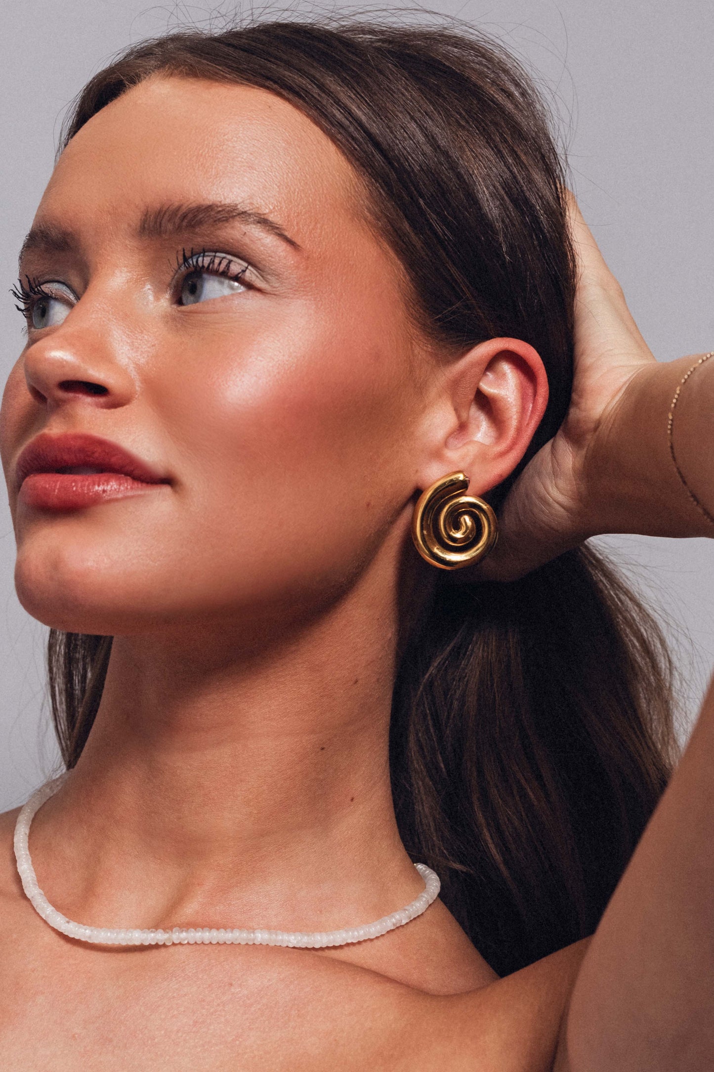Chunky Spiral Earrings