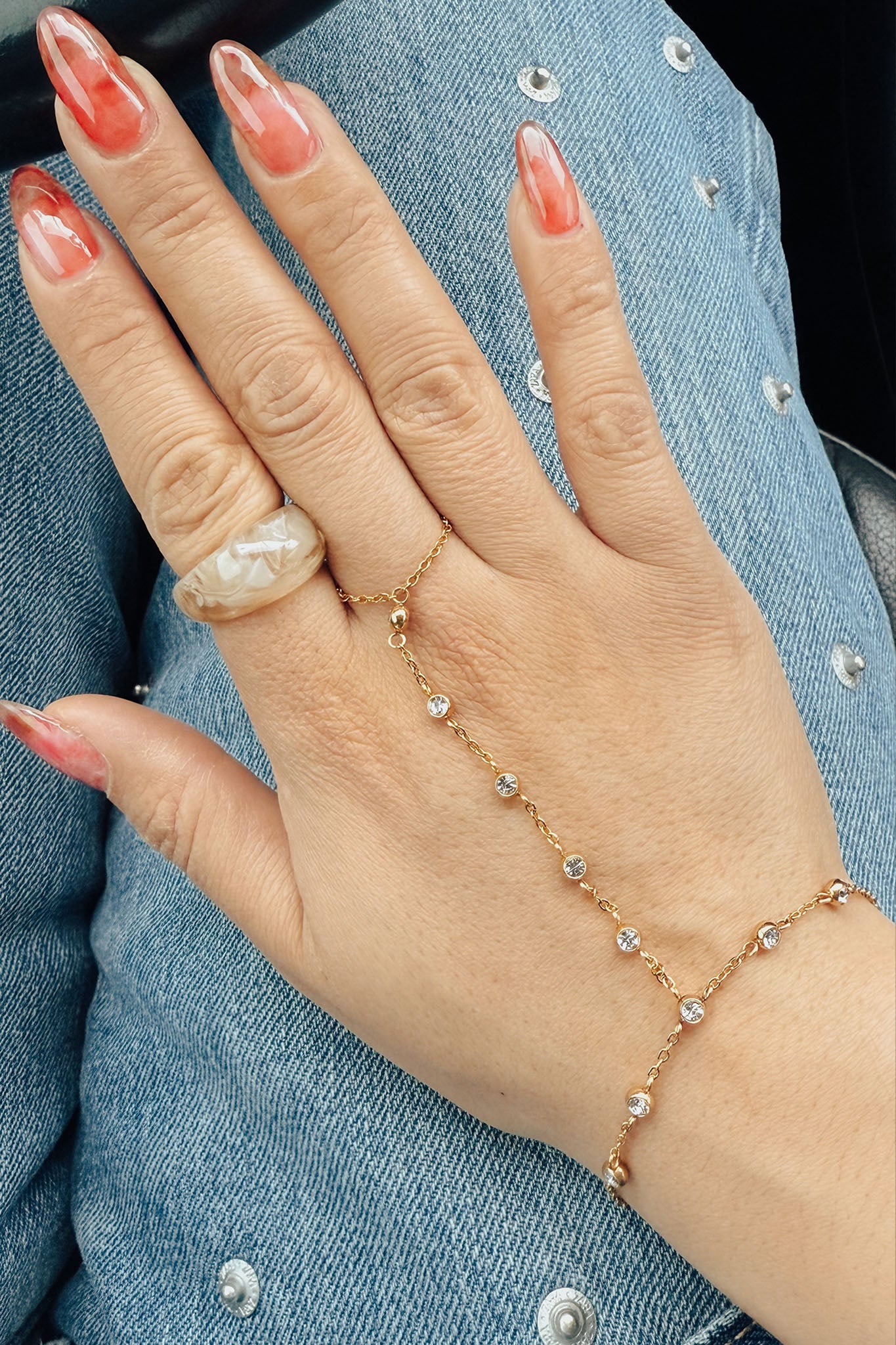 Diamond Hand Chain