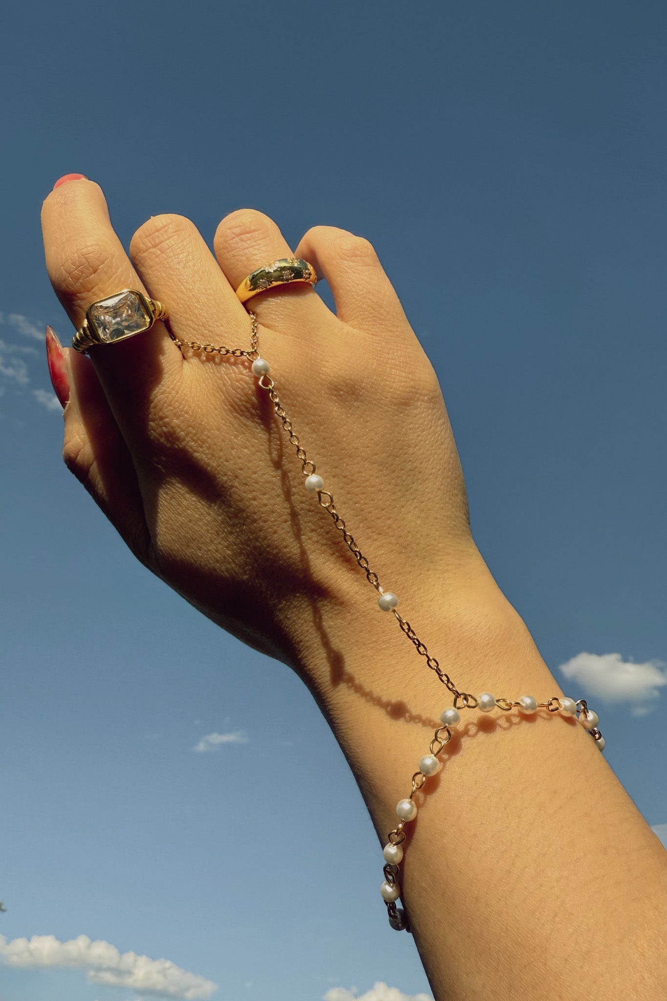 Pearl Hand Chain