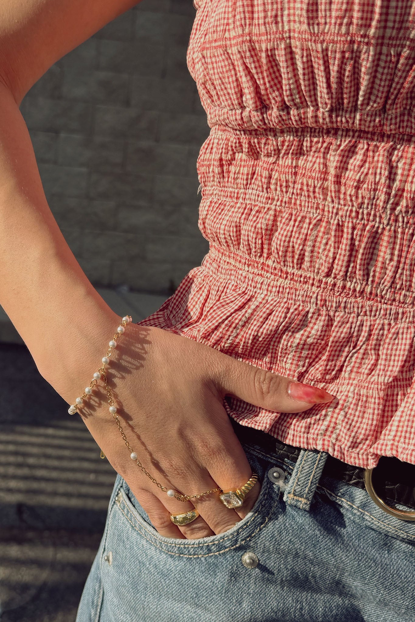 Pearl Hand Chain