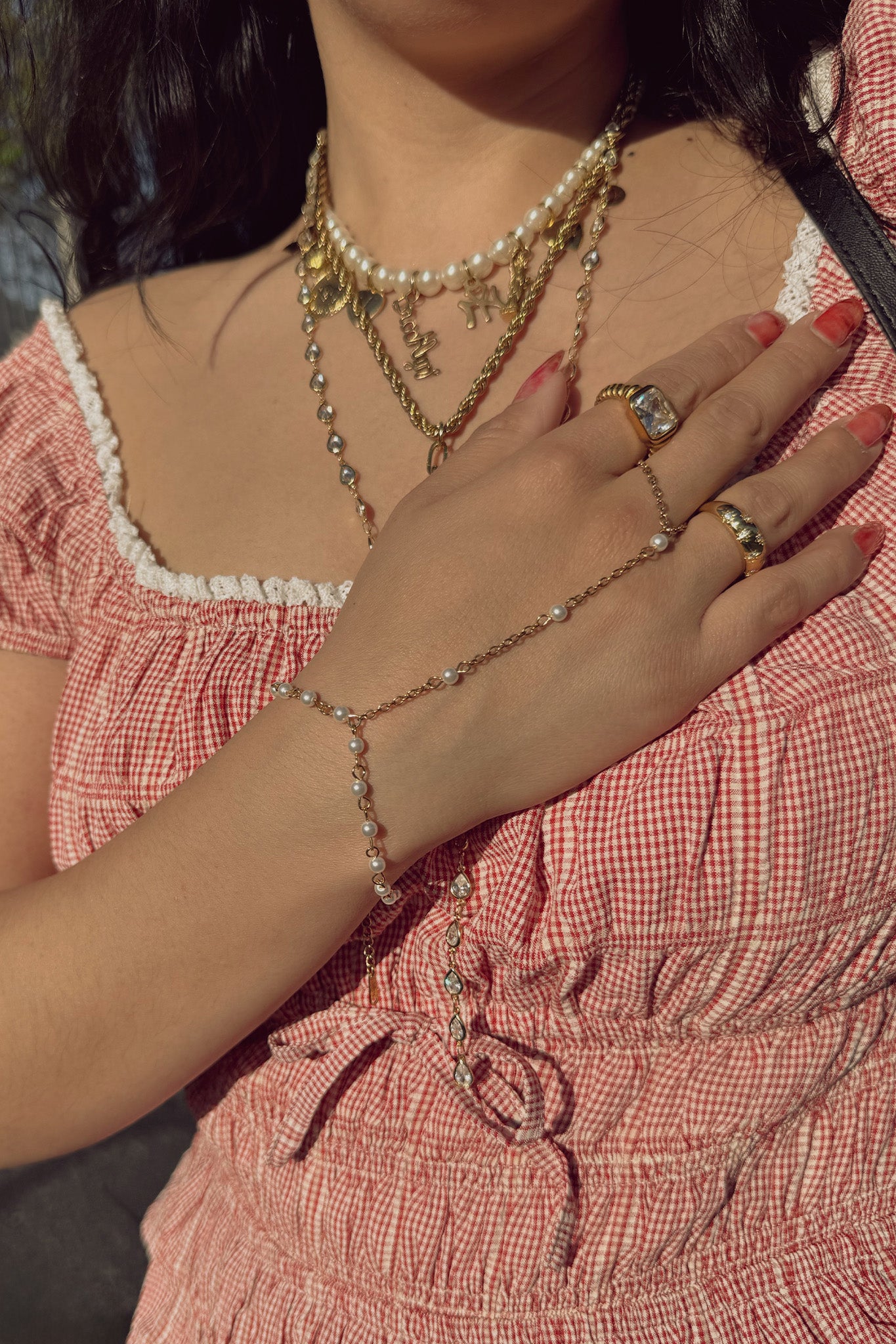 Pearl Hand Chain