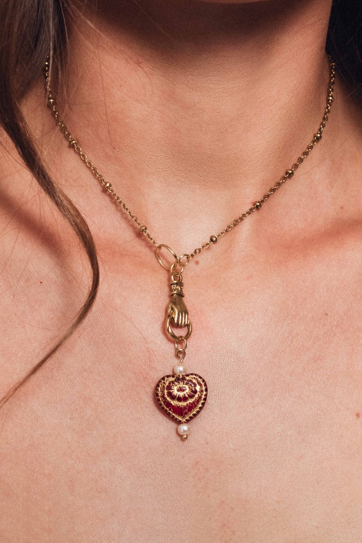 The Rosa Heart Necklace