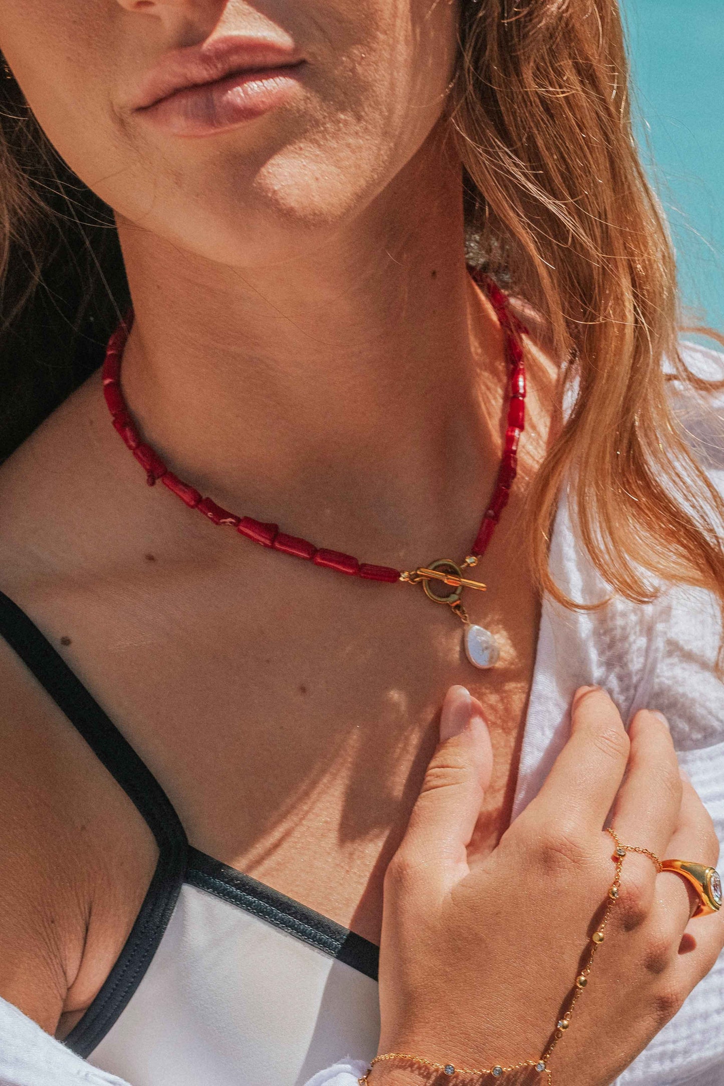The Mini Rumi Red Necklace