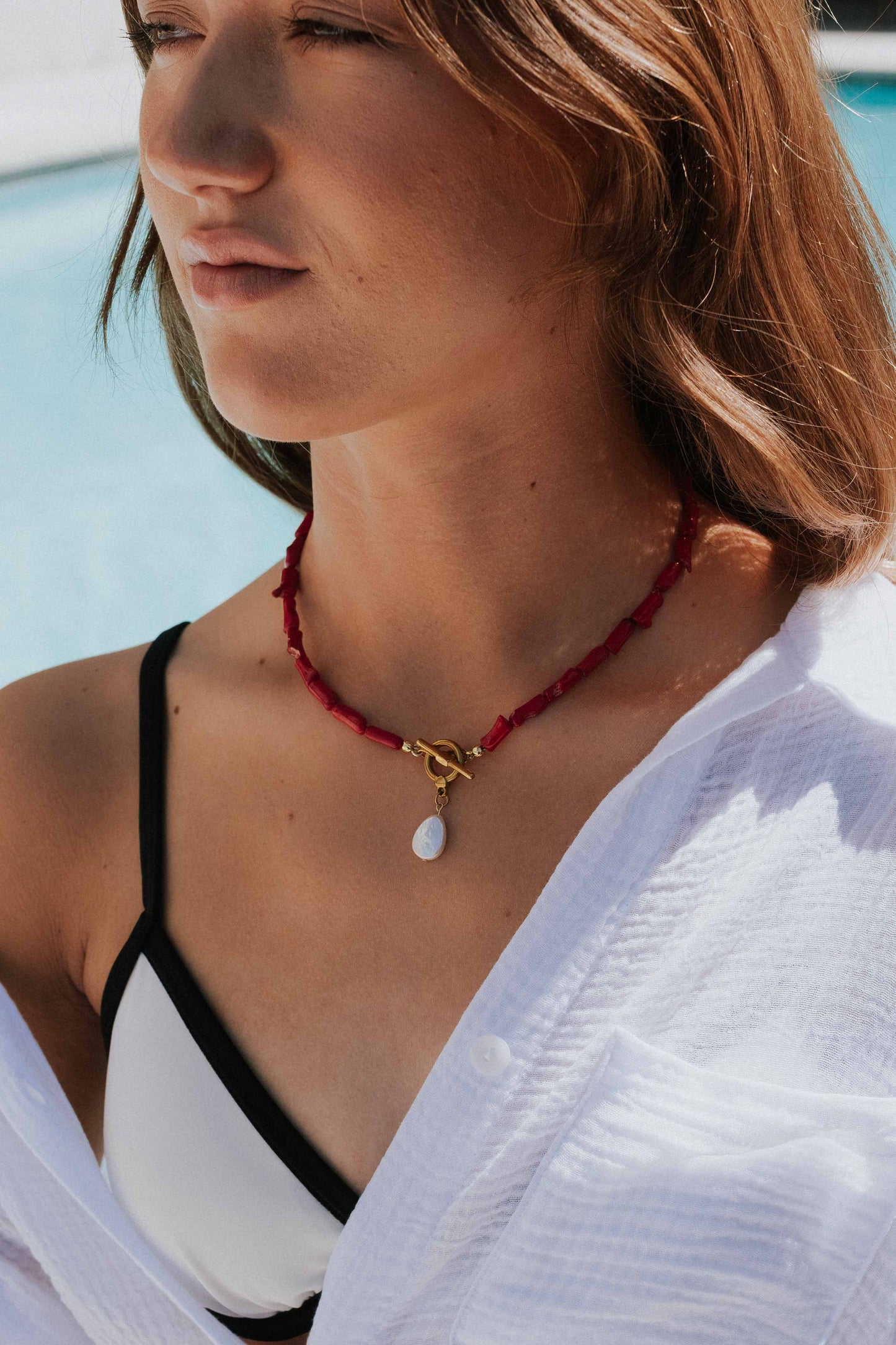 The Mini Rumi Red Necklace