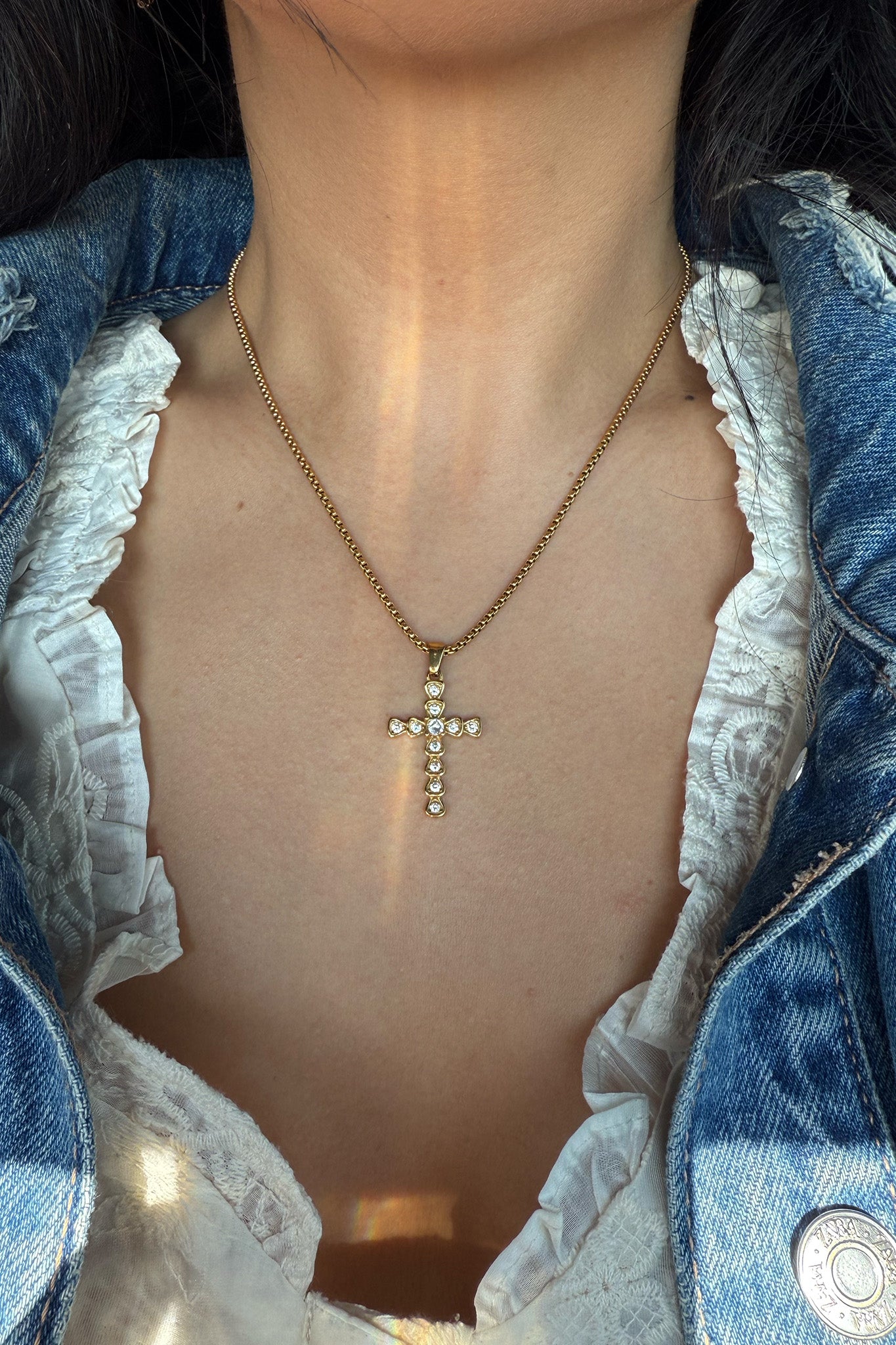 The Divina Cross Necklace