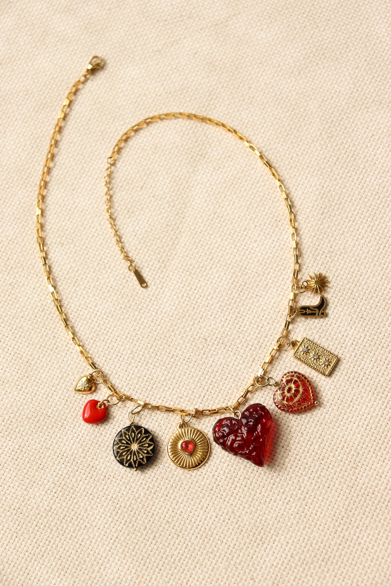 Queen of Hearts Charm Necklace