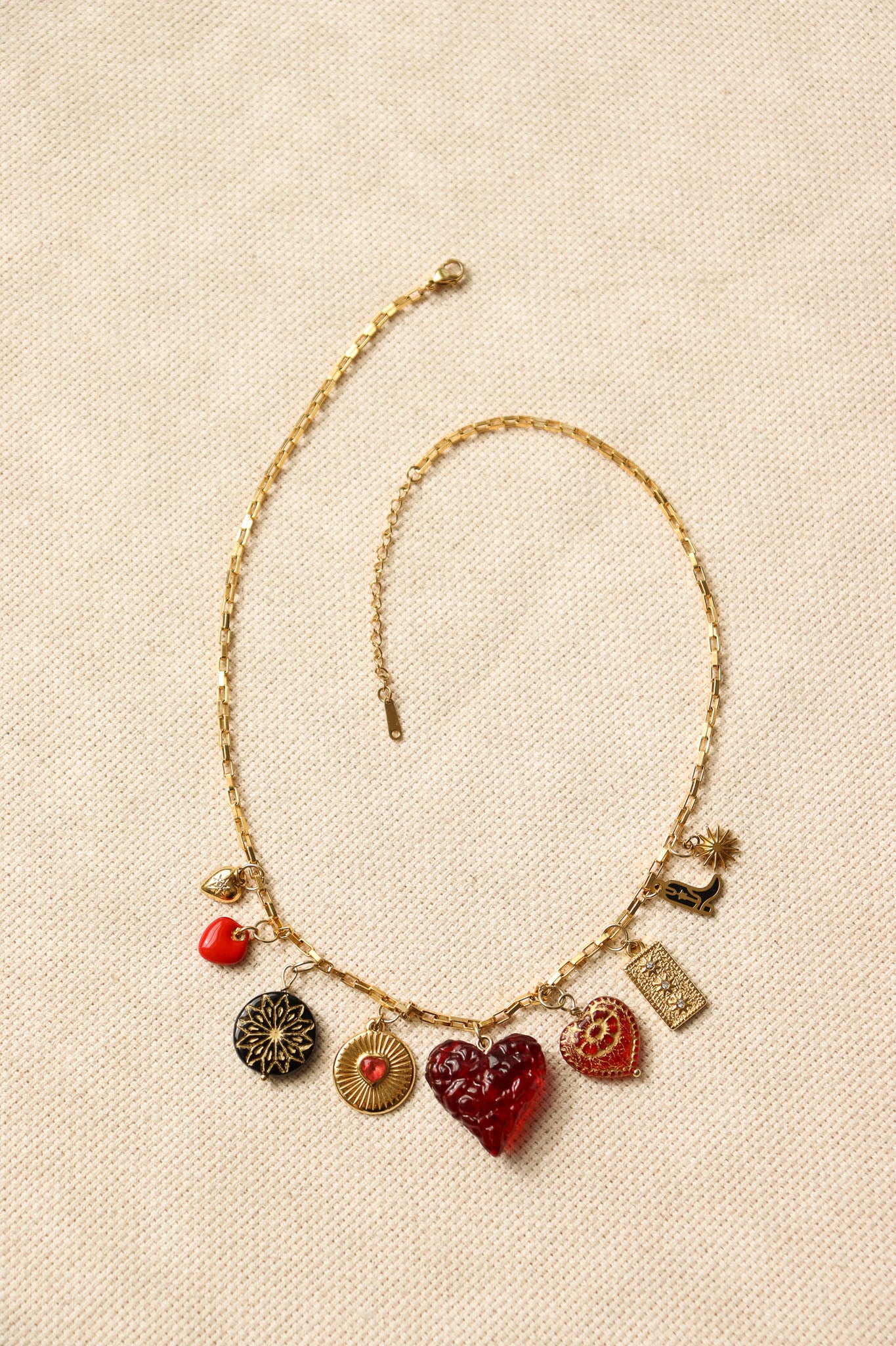 Queen of Hearts Charm Necklace