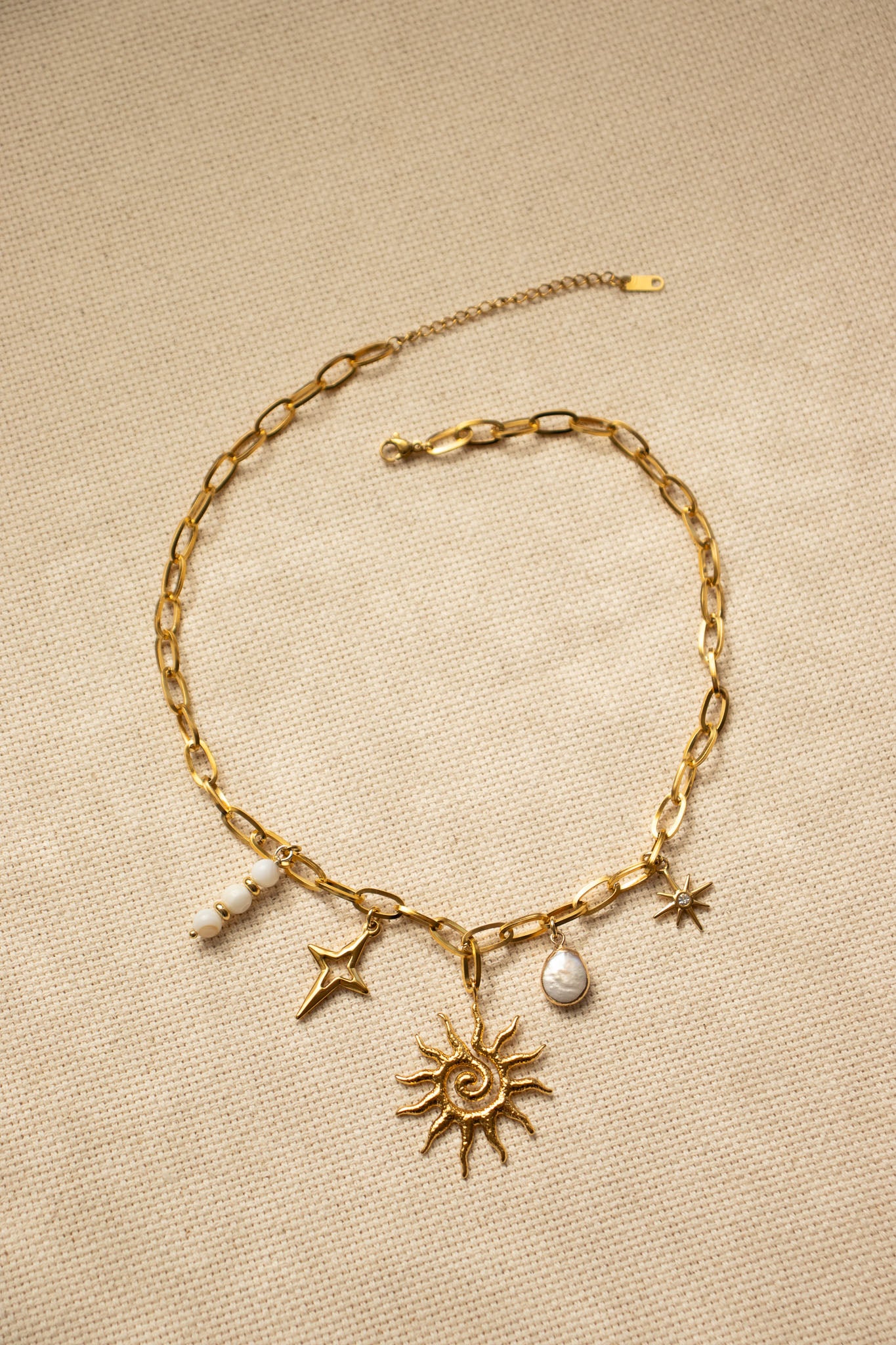 The Solene Charm Necklace