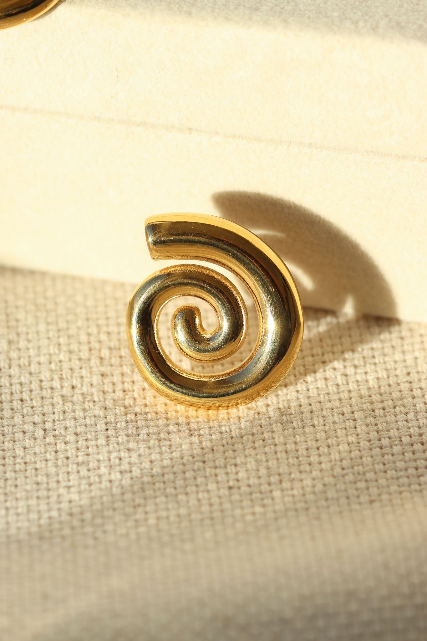 Chunky Spiral Earrings