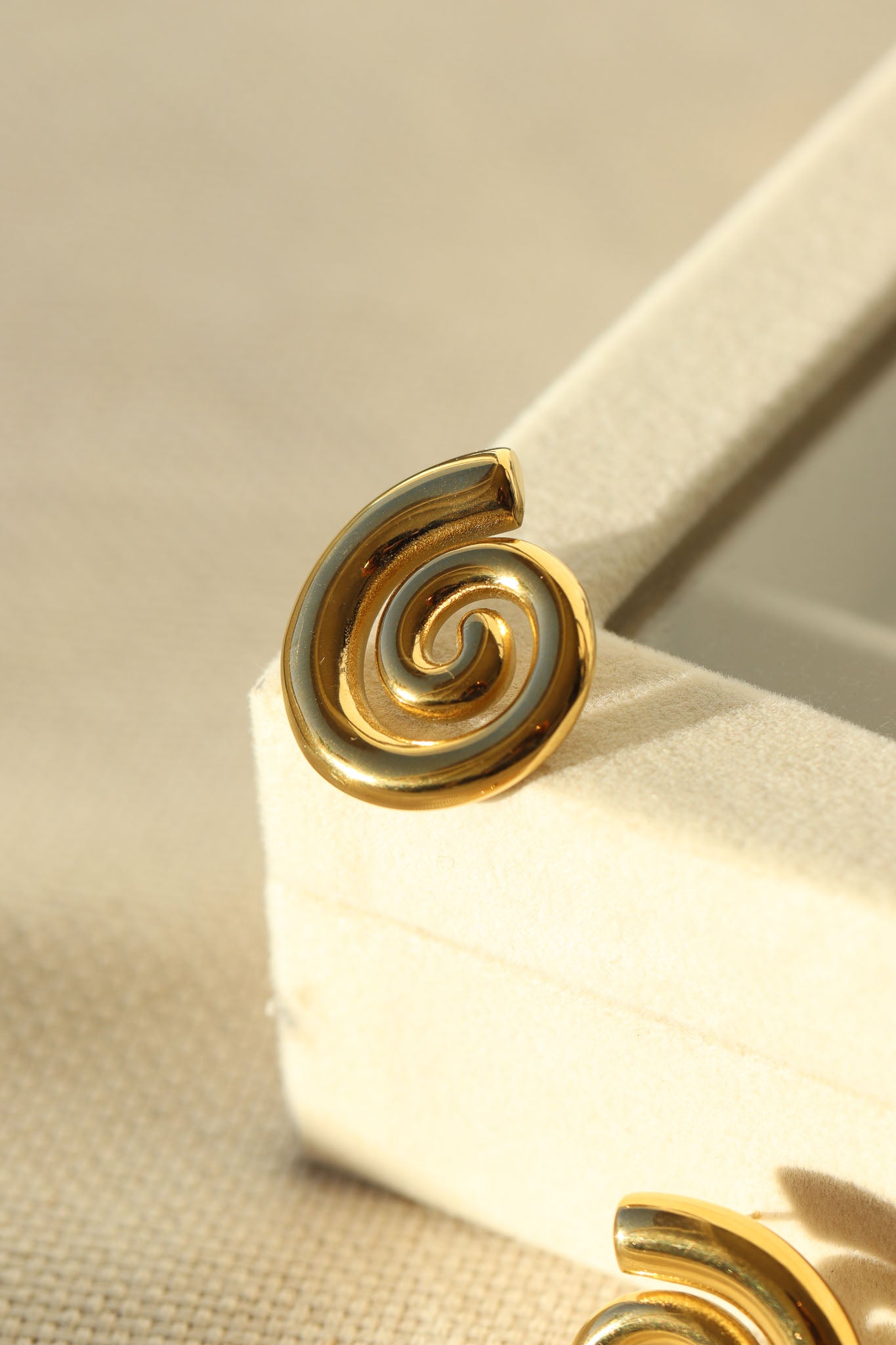 Chunky Spiral Earrings