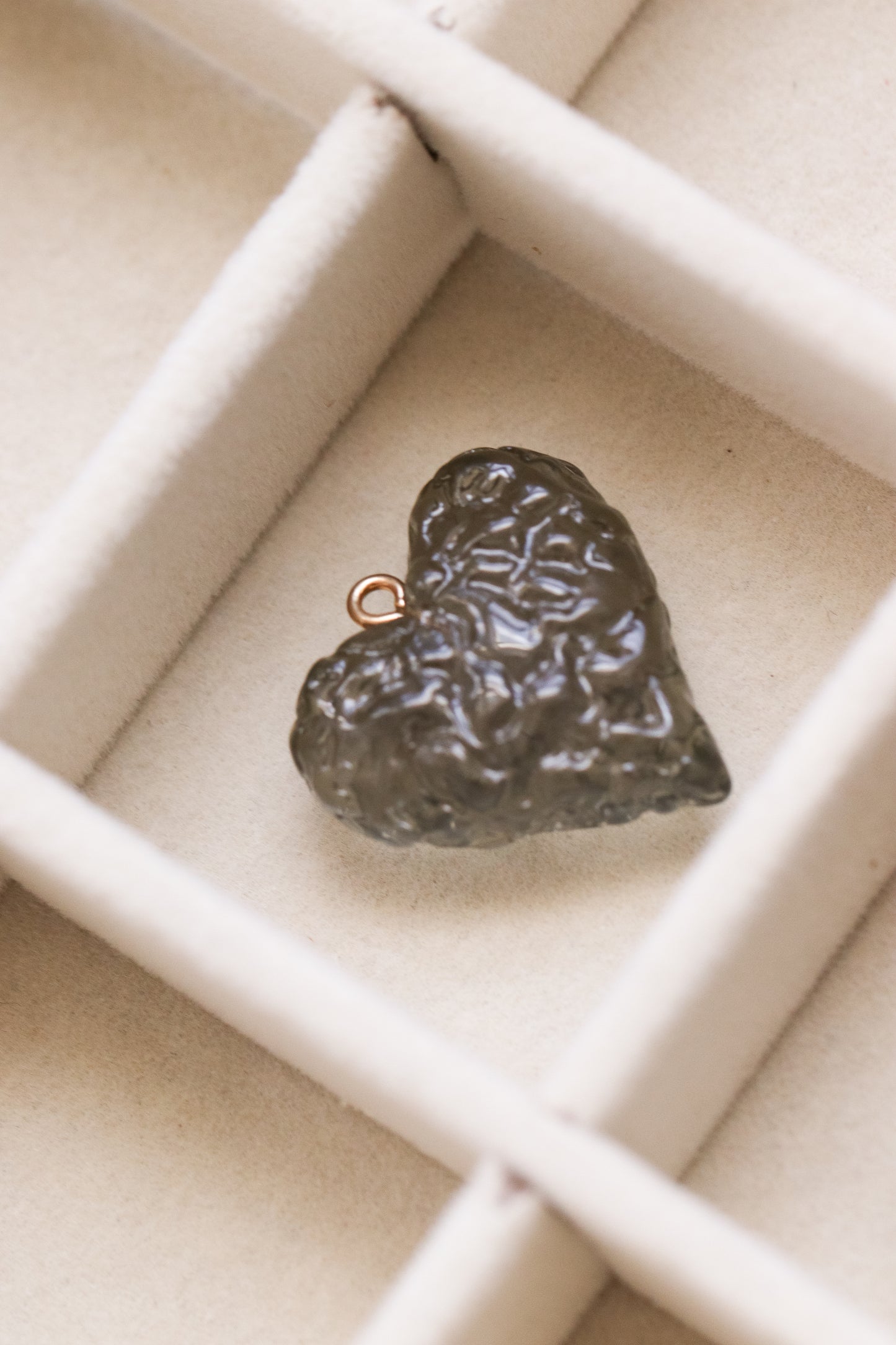 Textured Heart Charm