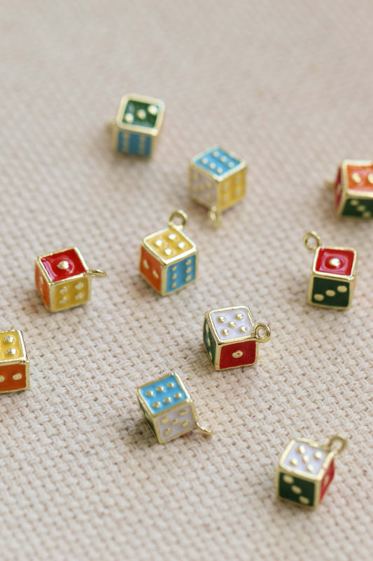 Jazzy Dice Charm Small