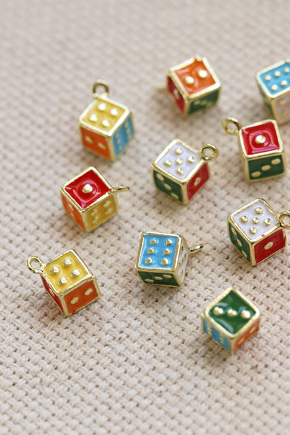 Jazzy Dice Charm Small