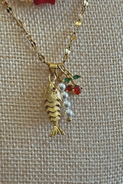 Cherryfish Necklace Stack