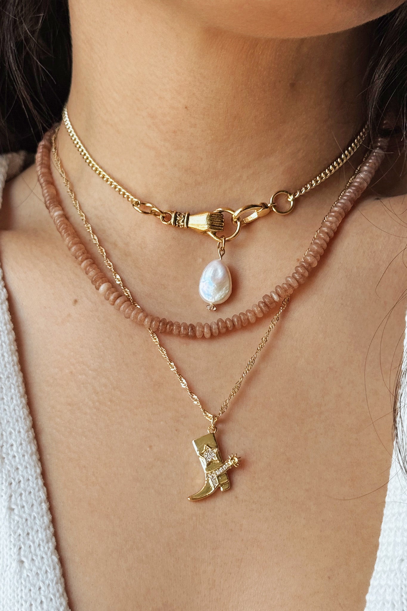 Deseret Muse Necklace Stack