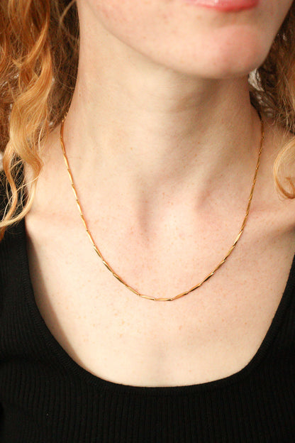 The Sol Thin Gold Necklace