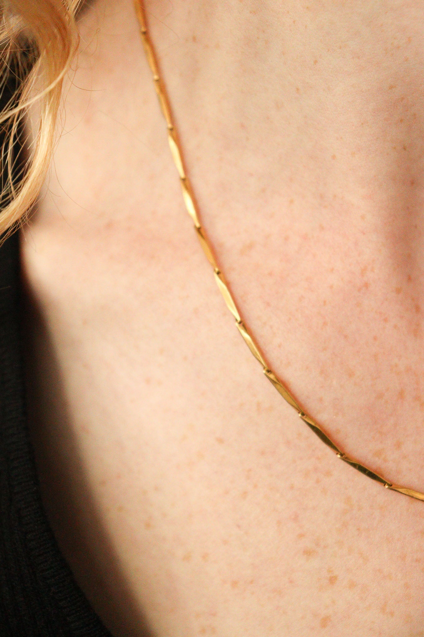The Sol Thin Gold Necklace