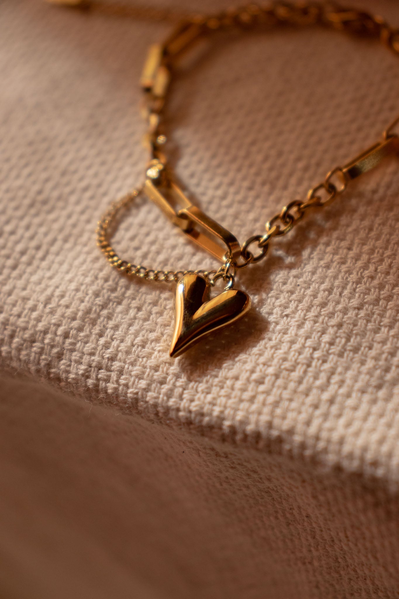 The Heartbreaker Bracelet in Gold
