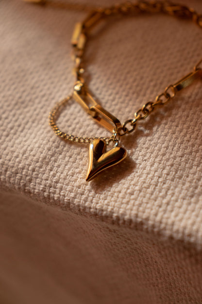 The Heartbreaker Bracelet in Gold