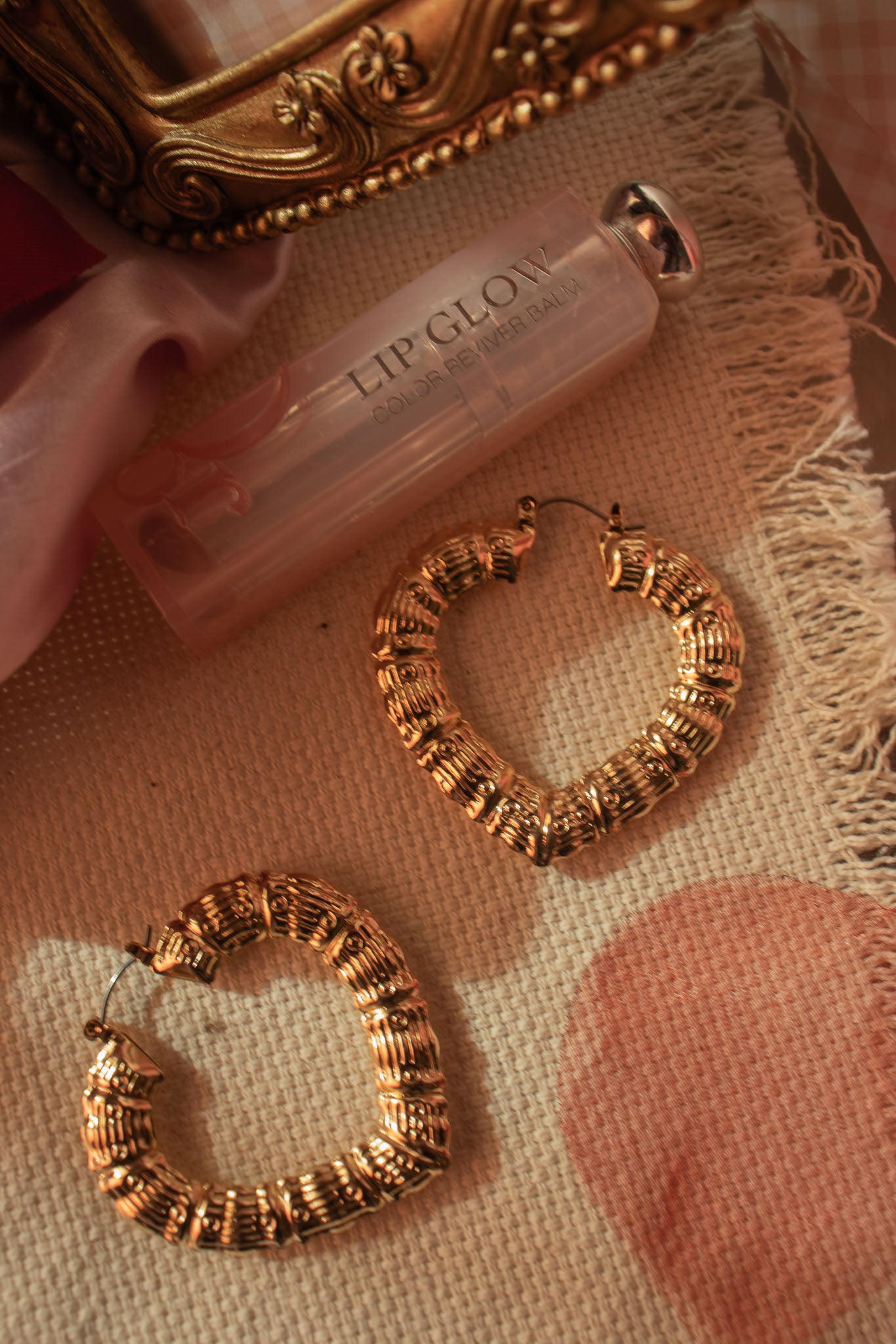 18k Gold Plated Corazon Earrings