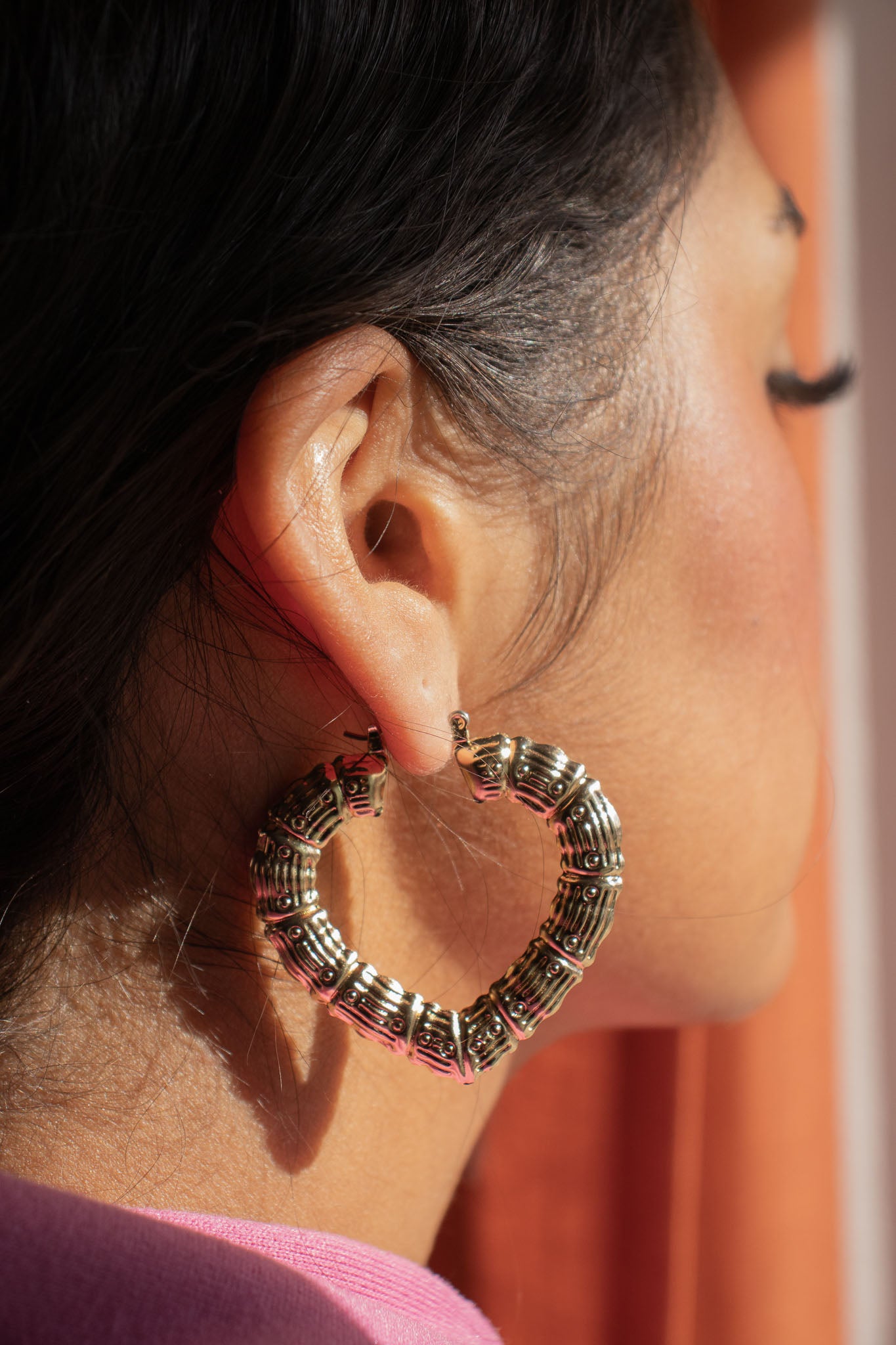 18k Gold Plated Corazon Earrings