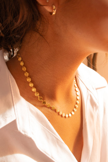 The Serena Neckace in Gold