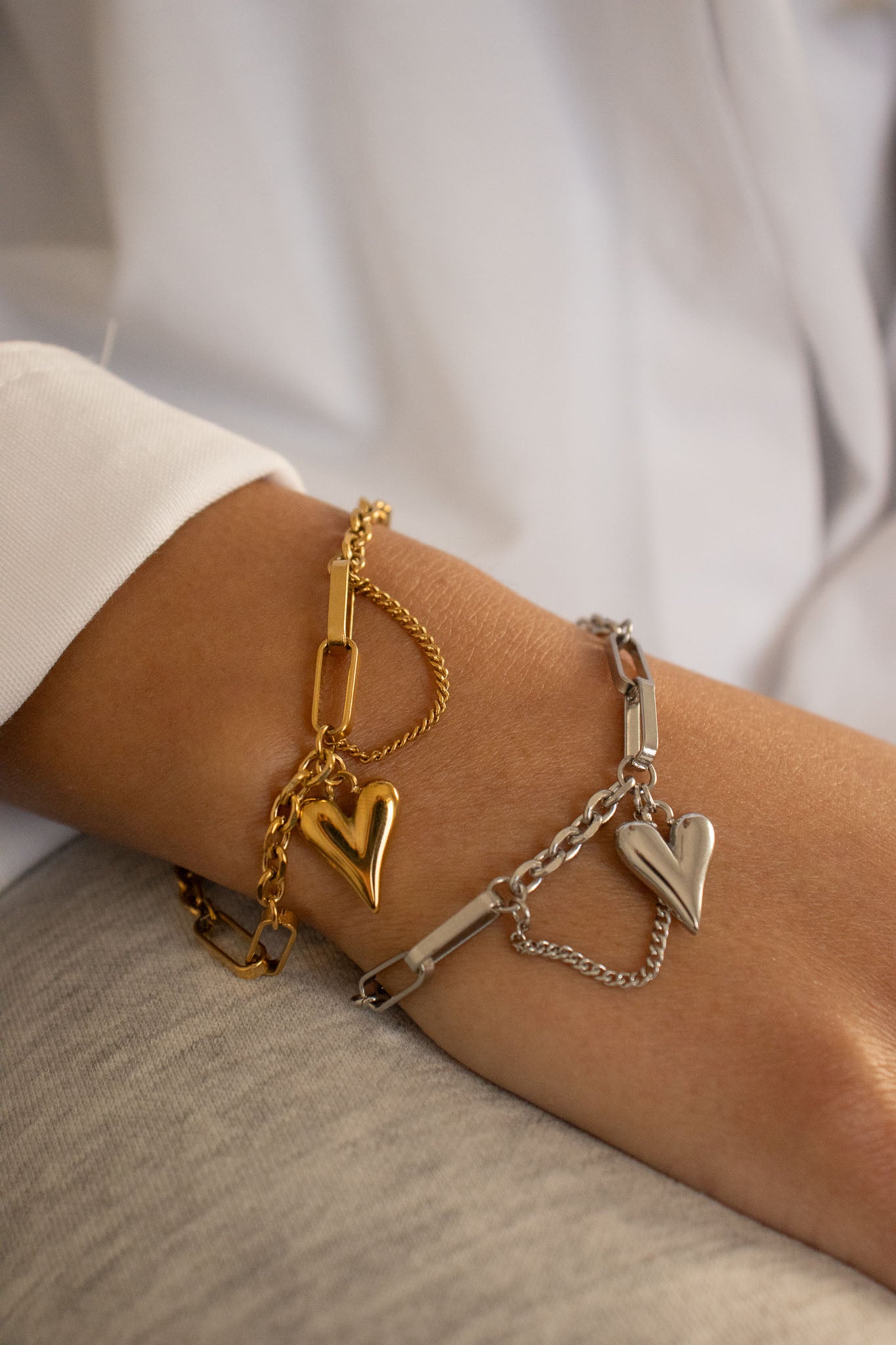 The Heartbreaker Bracelet in Gold