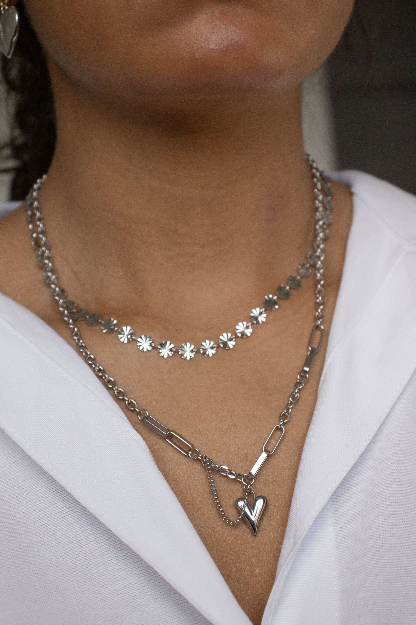 The Serena Necklace In Silver
