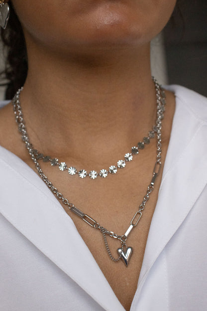 The Serena Necklace In Silver