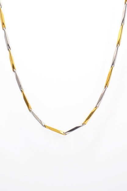 The Celeste Mixed Metal Thin Necklace