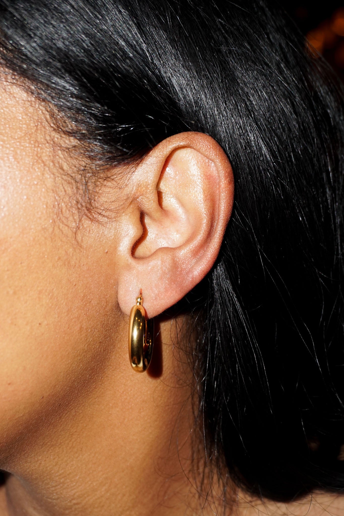 Gold Hoop Earrings