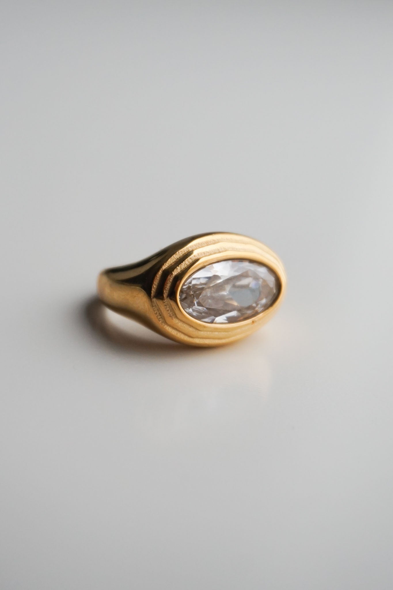 East-West Diamond Ring